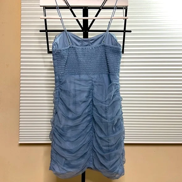 🆕NWT Pretty Blue Party Mini Dress - Picture 7 of 9